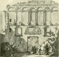 An illustration from How to study architecture; by Charles H. Caffin ... an attempt to trace the evolution of architecture as the product and expression of successive phases of civilisation (1917)