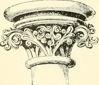 An illustration from How to study architecture; by Charles H. Caffin ... an attempt to trace the evolution of architecture as the product and expression of successive phases of civilisation (1917)