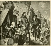 An illustration from How to study pictures by means of a series of comparisons of paintings and painters from Cimabue to Monet, with historical and biographical summaries and appreciations of the painters' motives and methods (1905)
