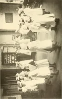 An illustration from How to teach kitchen garden; or, Object lessons in household work, including songs, plays, exercises, and games illustrating household occupations (1901)