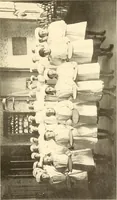 An illustration from How to teach kitchen garden; or, Object lessons in household work, including songs, plays, exercises, and games illustrating household occupations (1901)