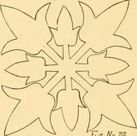 An illustration from How to teach paper-folding and cutting: a practical manual-training aid (1892)