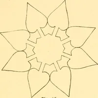 An illustration from How to teach paper-folding and cutting: a practical manual-training aid (1892)