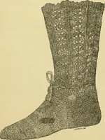 An illustration from How to use Florence knitting silk (1883)