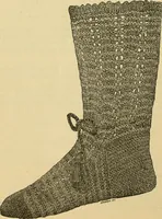 An illustration from How to use Florence knitting silk (1883)