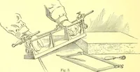 An illustration from How to work it; a manual for the use of the Ben Day rapid shading mediums and its registry attachments (1913)