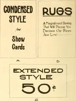 An illustration from How to write show cards (1921)