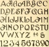 An illustration from How to write show cards (1921)