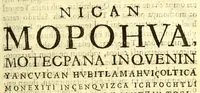 An illustration from Huei tlamahuiçoltica omonexiti in ilhuicac tlatóca Çihuapilli Santa Maria Totlaçònantzin Guadalupe in nican huei altepenahuac Mexico itocayocan tepeyacac (1649)