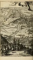 An illustration from Hugo de Groots Nederlandtsche jaerboeken en historien : sedert het jaer MDLV tot het jaer MDCIX : met De belegering der stadt Grol en den aenkleven des jaers MDCXXVII, als ook Het tractaet van de Batavische nu Hollandtsche Republyk, en De vrye zeevaert : met aenteeckeningen, voorts met het leven des schrijvers, twee volkomen registers, en veele koopere platen verciert (1681)