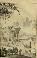 An illustration from Hugo de Groots Nederlandtsche jaerboeken en historien : sedert het jaer MDLV tot het jaer MDCIX : met De belegering der stadt Grol en den aenkleven des jaers MDCXXVII, als ook Het tractaet van de Batavische nu Hollandtsche Republyk, en De vrye zeevaert : met aenteeckeningen, voorts met het leven des schrijvers, twee volkomen registers, en veele koopere platen verciert (1681)