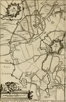 An illustration from Hugo de Groots Nederlandtsche jaerboeken en historien : sedert het jaer MDLV tot het jaer MDCIX : met De belegering der stadt Grol en den aenkleven des jaers MDCXXVII, als ook Het tractaet van de Batavische nu Hollandtsche Republyk, en De vrye zeevaert : met aenteeckeningen, voorts met het leven des schrijvers, twee volkomen registers, en veele koopere platen verciert (1681)