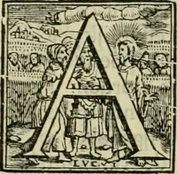 An illustration from Hugo de Groots Nederlandtsche jaerboeken en historien : sedert het jaer MDLV tot het jaer MDCIX : met De belegering der stadt Grol en den aenkleven des jaers MDCXXVII, als ook Het tractaet van de Batavische nu Hollandtsche Republyk, en De vrye zeevaert : met aenteeckeningen, voorts met het leven des schrijvers, twee volkomen registers, en veele koopere platen verciert (1681)
