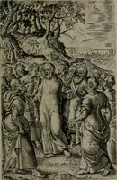 An illustration from Humanae salutis monumenta (1581)
