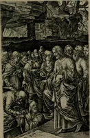 An illustration from Humanae salutis monumenta (1581)