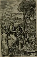 An illustration from Humanae salutis monumenta (1581)