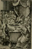 An illustration from Humanae salutis monumenta (1581)
