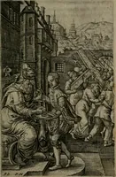 An illustration from Humanae salutis monumenta (1581)