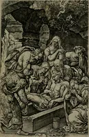 An illustration from Humanae salutis monumenta (1581)