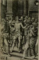 An illustration from Humanae salutis monumenta (1581)