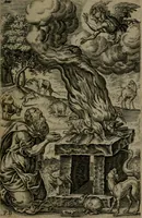 Picture 6 of 74 from Humanae salutis monumenta (1581), leaf 14