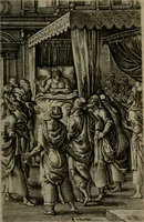 An illustration from Humanae salutis monumenta (1581)