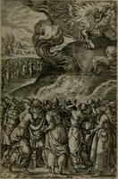 An illustration from Humanae salutis monumenta (1581)