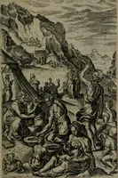 An illustration from Humanae salutis monumenta (1581)