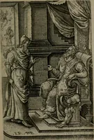 An illustration from Humanae salutis monumenta (1581)