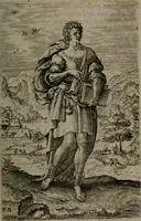 An illustration from Humanae salutis monumenta (1581)