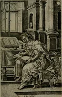 An illustration from Humanae salutis monumenta (1581)