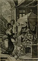 An illustration from Humanae salutis monumenta (1581)