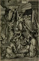 An illustration from Humanae salutis monumenta (1581)