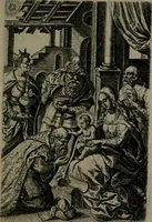 An illustration from Humanae salutis monumenta (1581)