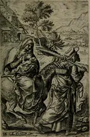 An illustration from Humanae salutis monumenta (1581)