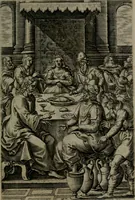 An illustration from Humanae salutis monumenta (1581)