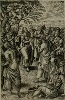An illustration from Humanae salutis monumenta (1581)