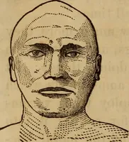 An illustration from Human science, or, Phrenology : its principles, proofs, faculties, organs, temperaments, combinations, conditions, teachings, philosophies, etc., etc. : as applied to health, its values, laws, functions, organs, means, preservation, restoration, etc. : mental philosophy, human and self improvement, civilization, home, country, commerce, rights, duties, ethics, etc. : God, His existence, attributes, laws, worship, natural theology, etc. : immortality, its evidences, conditions, relations to time, rewards, punishments, sin, faith, prayer, etc. : intellect, memory, juvenile and self education, literature, mental discipline, the senses, sciences, arts, avocations, a perfect life, etc., etc., etc. (1873)
