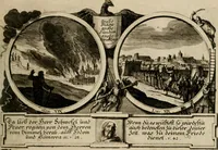 Picture 63 of 112 from Hundert sinn- und lehr reiche Vergleichungs-Sonnette uber die Sonn- und Fest-Tags-Evangelien, ingleichen die Apostel-Geschichte : uber welchen zugleich zwey hundert aus dem Alten und Neuen Testament in Kupfer-Stich erbaulich vorgestellte Biblische Historien : nebst darauf zielenden Sinn-Bildern und darzu gehörigen Uber- und Unterschrifften befindlich (1721), leaf 132