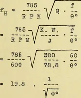 An illustration from Hunting of synchronous machines (1912)