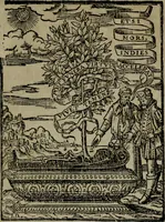 An illustration from A hvndred sermons vppon the Apocalipse of Iesu Christ, reueiled by the angell of the Lord, but seeene or receiuec and written by the holy apostle and euagelist S. Iohn (1573)