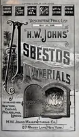 Picture 1 of 2 from H.W. Johns' asbestos materials : liquid paints, fire proof paints, colors in oils, roofing, boiler covering, steam packings. (1885), leaf 1