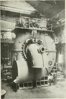 An illustration from Hydraulic engineering; a practical treatise on the principles of water pressure and flow and their application to the development of water power, including the calculation, design and construction of water wheels, turbines, and other details of hydraulic power plants (1909)