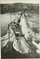 An illustration from Hydraulic engineering; a practical treatise on the principles of water pressure and flow and their application to the development of water power, including the calculation, design and construction of water wheels, turbines, and other details of hydraulic power plants (1909)