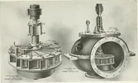 An illustration from Hydraulic engineering; a practical treatise on the principles of water pressure and flow and their application to the development of water power, including the calculation, design and construction of water wheels, turbines, and other details of hydraulic power plants (1909)