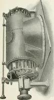 An illustration from Hydraulic engineering; a practical treatise on the principles of water pressure and flow and their application to the development of water power, including the calculation, design and construction of water wheels, turbines, and other details of hydraulic power plants (1909)