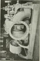 An illustration from Hydraulic engineering; a practical treatise on the principles of water pressure and flow and their application to the development of water power, including the calculation, design and construction of water wheels, turbines, and other details of hydraulic power plants (1909)