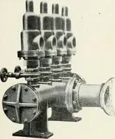 An illustration from Hydraulic engineering; a practical treatise on the principles of water pressure and flow and their application to the development of water power, including the calculation, design and construction of water wheels, turbines, and other details of hydraulic power plants (1909)