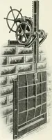 Picture 161 of 233 from Hydraulic engineering; a practical treatise on the principles of water pressure and flow and their application to the development of water power, including the calculation, design and construction of water wheels, turbines, and other details of hydraulic power plants (1909), leaf 263