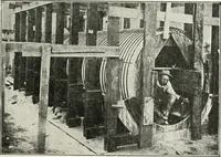 An illustration from Hydraulic engineering; a practical treatise on the principles of water pressure and flow and their application to the development of water power, including the calculation, design and construction of water wheels, turbines, and other details of hydraulic power plants (1909)